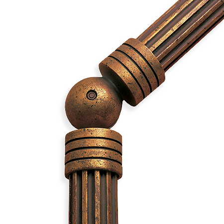 Drapery Rod Connection Elbow